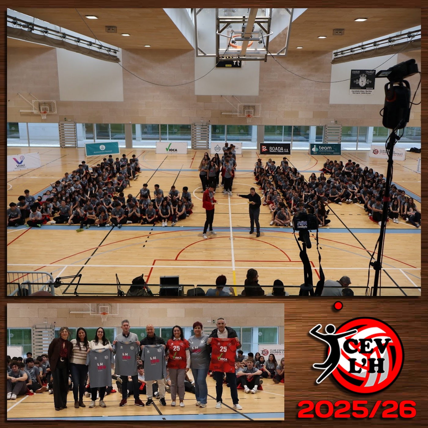 El CEV L’Hospitalet presenta els equips 2025-26 amb gran suport institucional i una família del vòlei en creixement