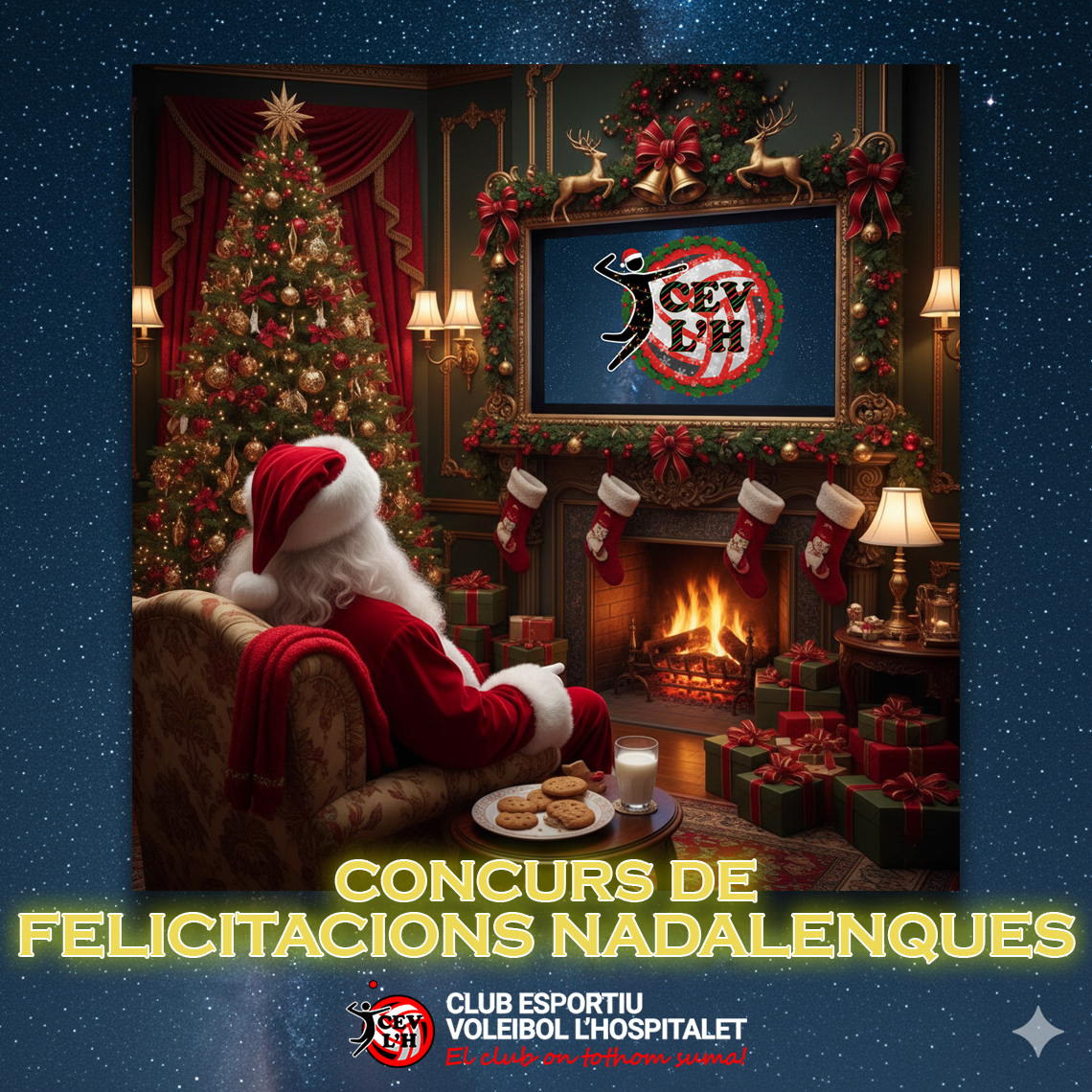 🎄 IV Concurs de Felicitacions Nadalenques del CEV L'Hospitalet 2025 🎁