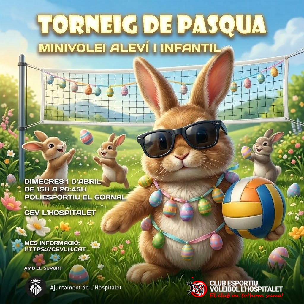 1r Torneig de Paqua de Minivòlei (Aleví i Infantil) – CEV L’Hospitalet