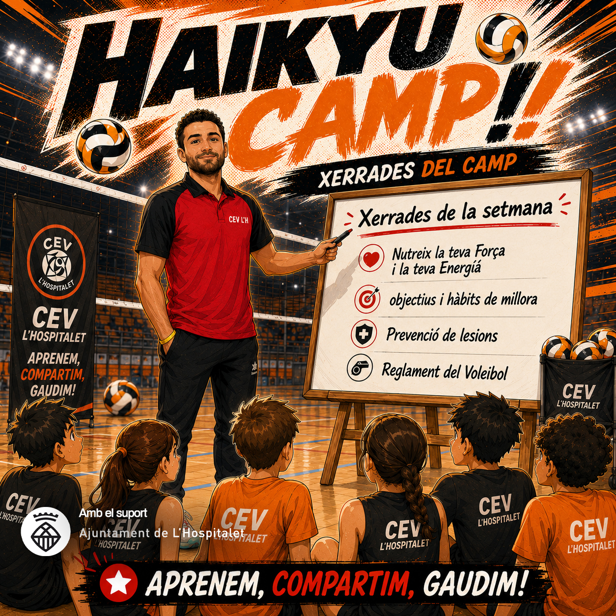 Xerrades de la setmana al Casal de Voleibol HAIKYU CAMP!